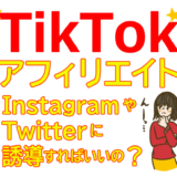 TikTokアフィリエイトはTwitterやInstagramに誘導する必要があるの？