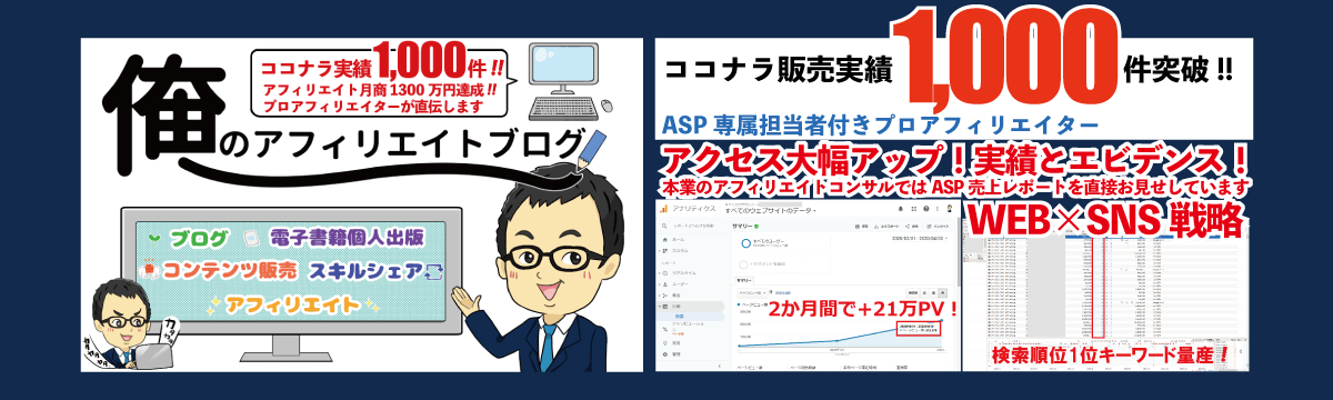 俺のアフィリエイトブログ