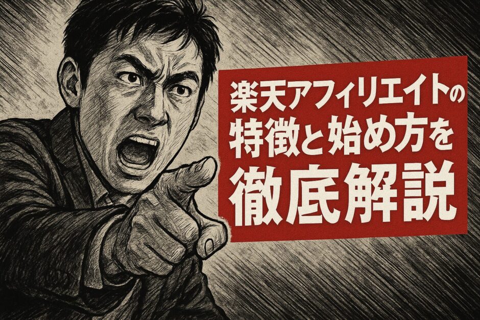 【初心者必見】楽天アフィリエイトとは？特徴・始め方・稼ぎ方を徹底解説