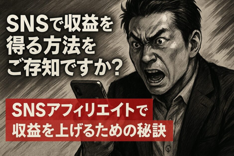 SNSアフィリエイトとは？始め方と稼ぐコツを徹底解説