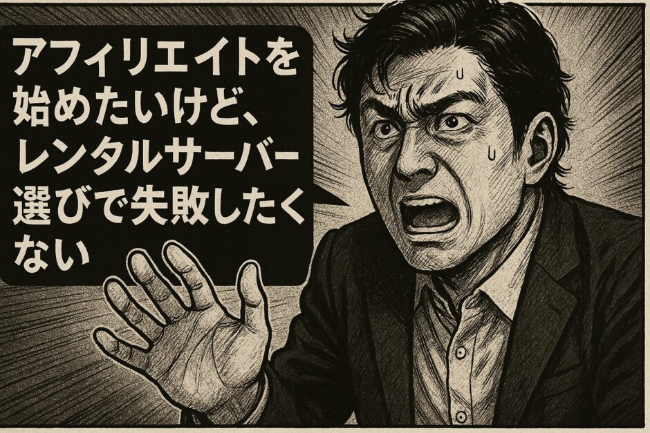 アフィリエイト初心者必見！おすすめレンタルサーバー徹底比較