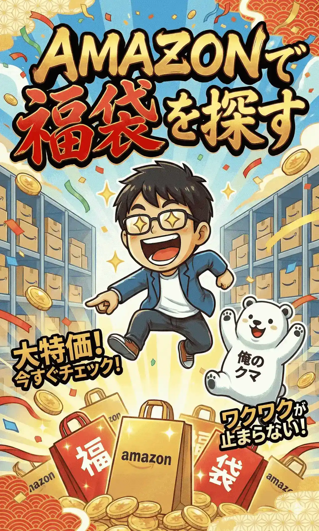 俺のアフィリエイトブログ福袋バナー広告Amazon縦